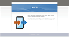 Desktop Screenshot of copymydata.com